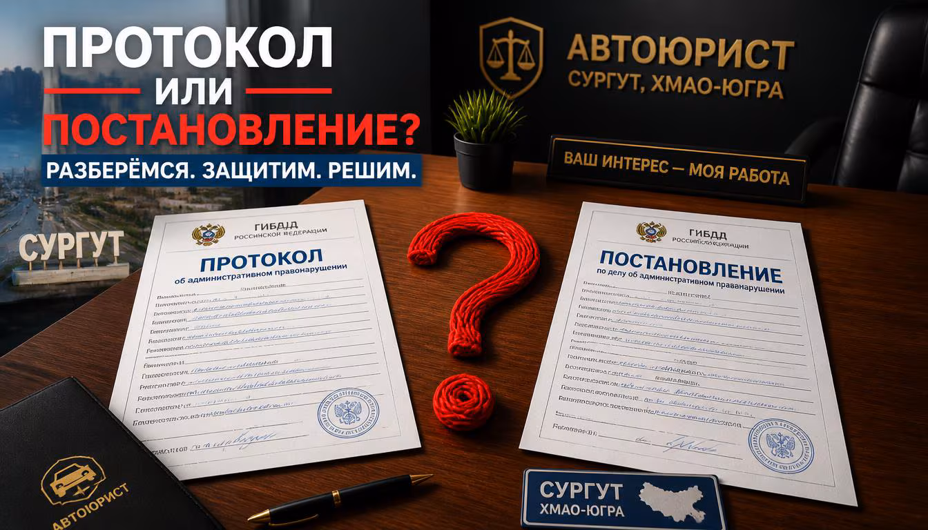 Протокол и постановление ГИБДД: в чём разница