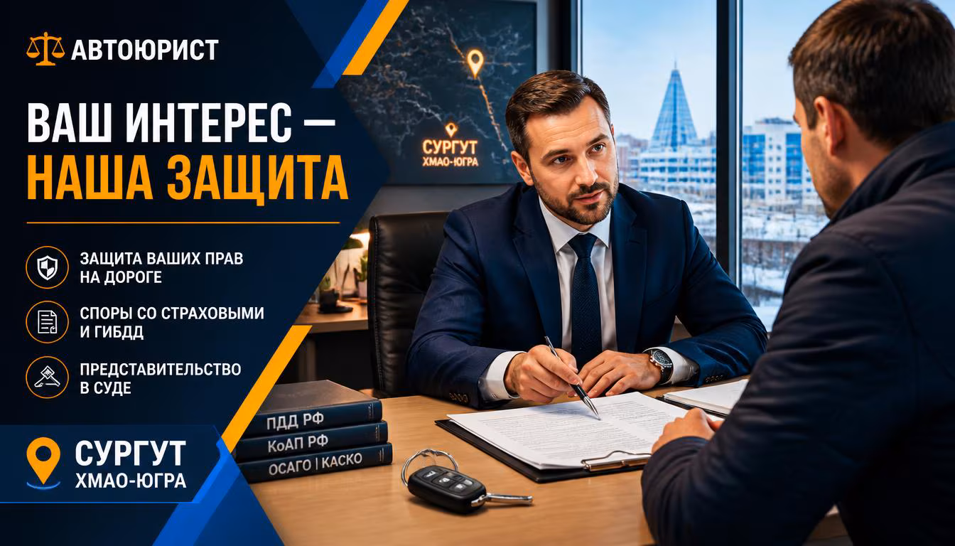 Автоюрист в Сургуте: бесплатная юридическая консультация водителю