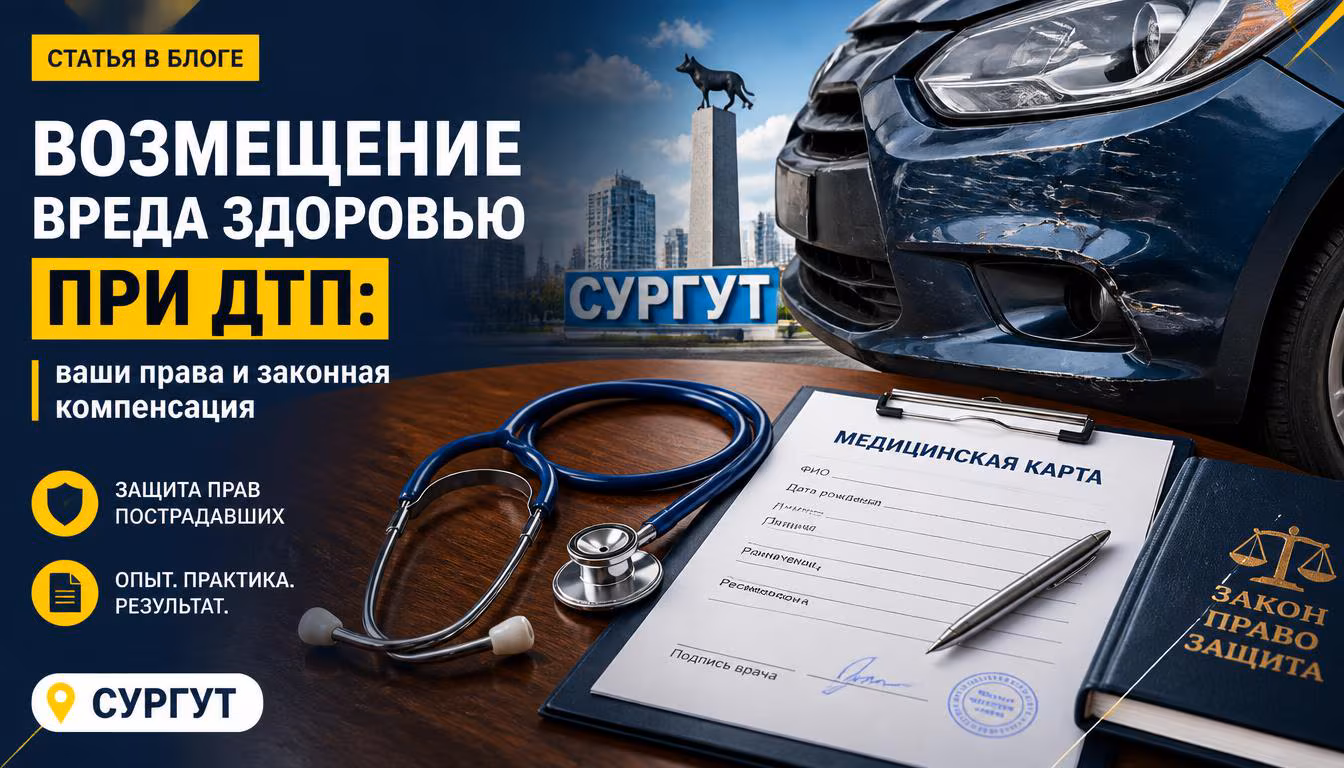 Возмещение вреда здоровью при ДТП