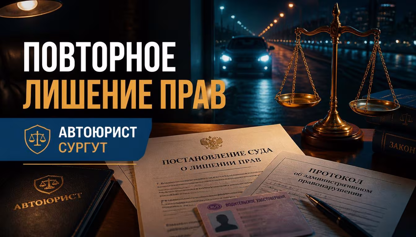 Повторное лишение прав: что грозит в 2026 году