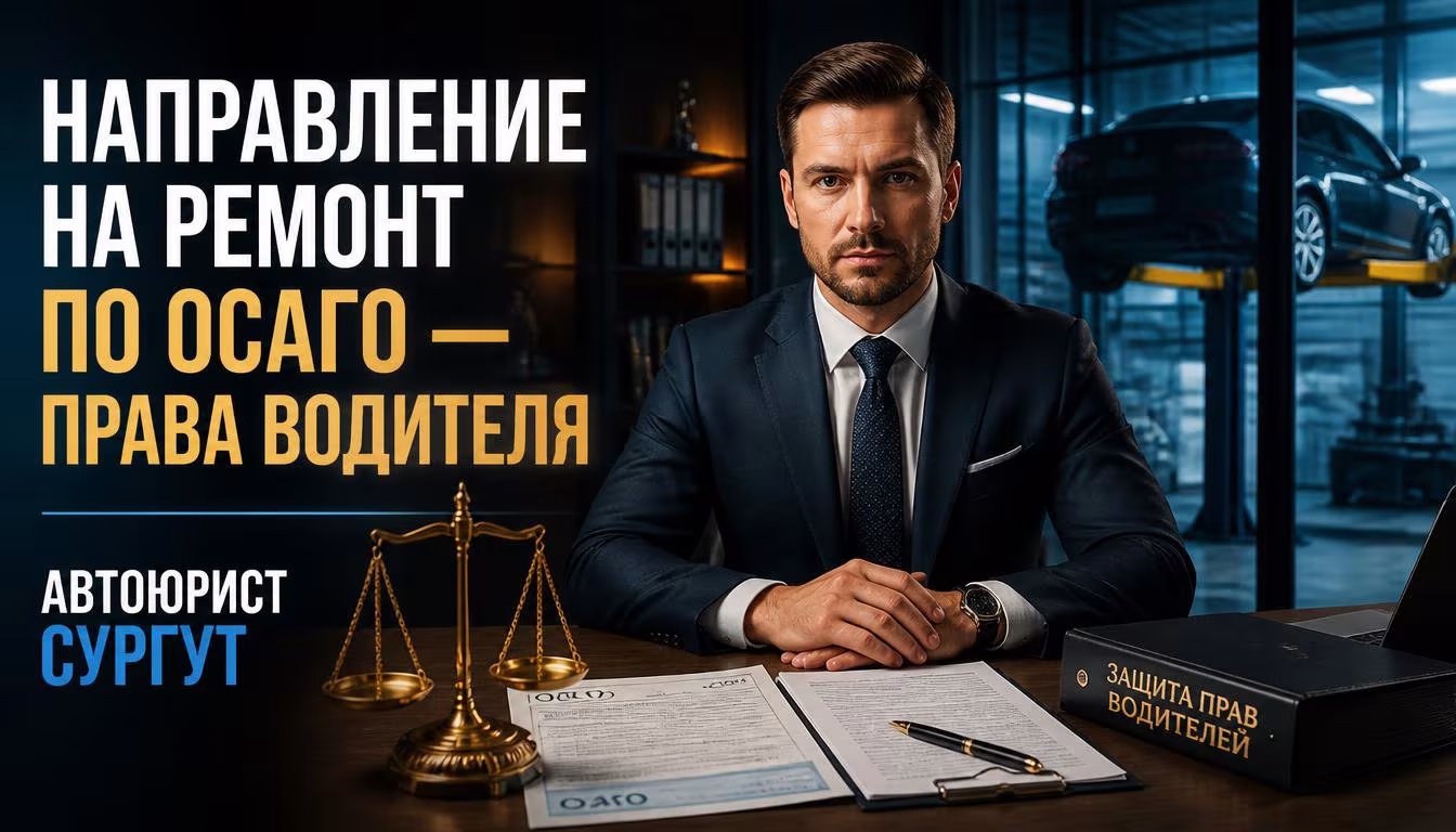 Направление на ремонт по ОСАГО: права водителя